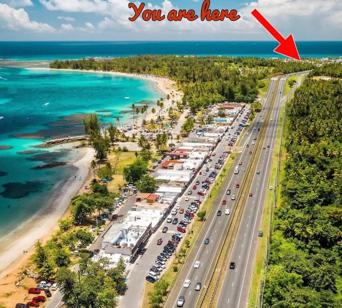 Lägenhet New Casa Delfin Ac Beach Front Luquillo